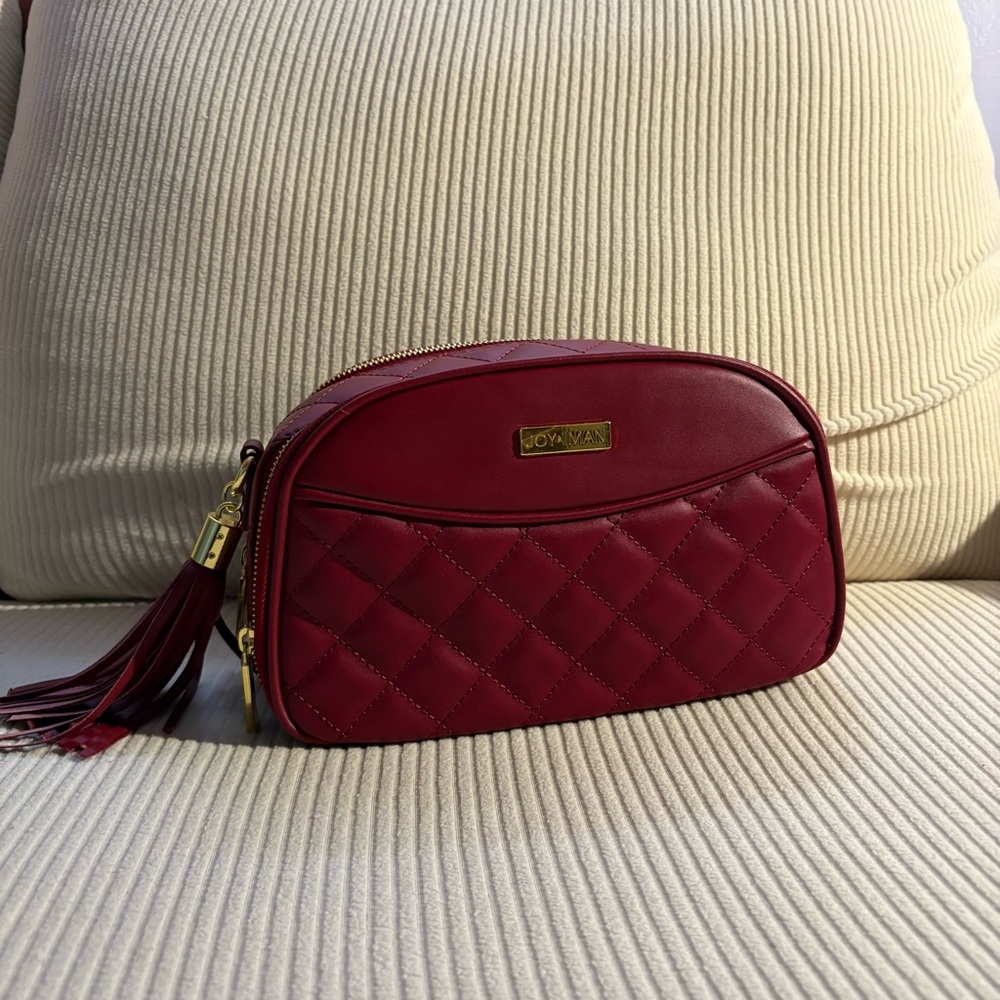Joy & Iman Quilted Leather Bag